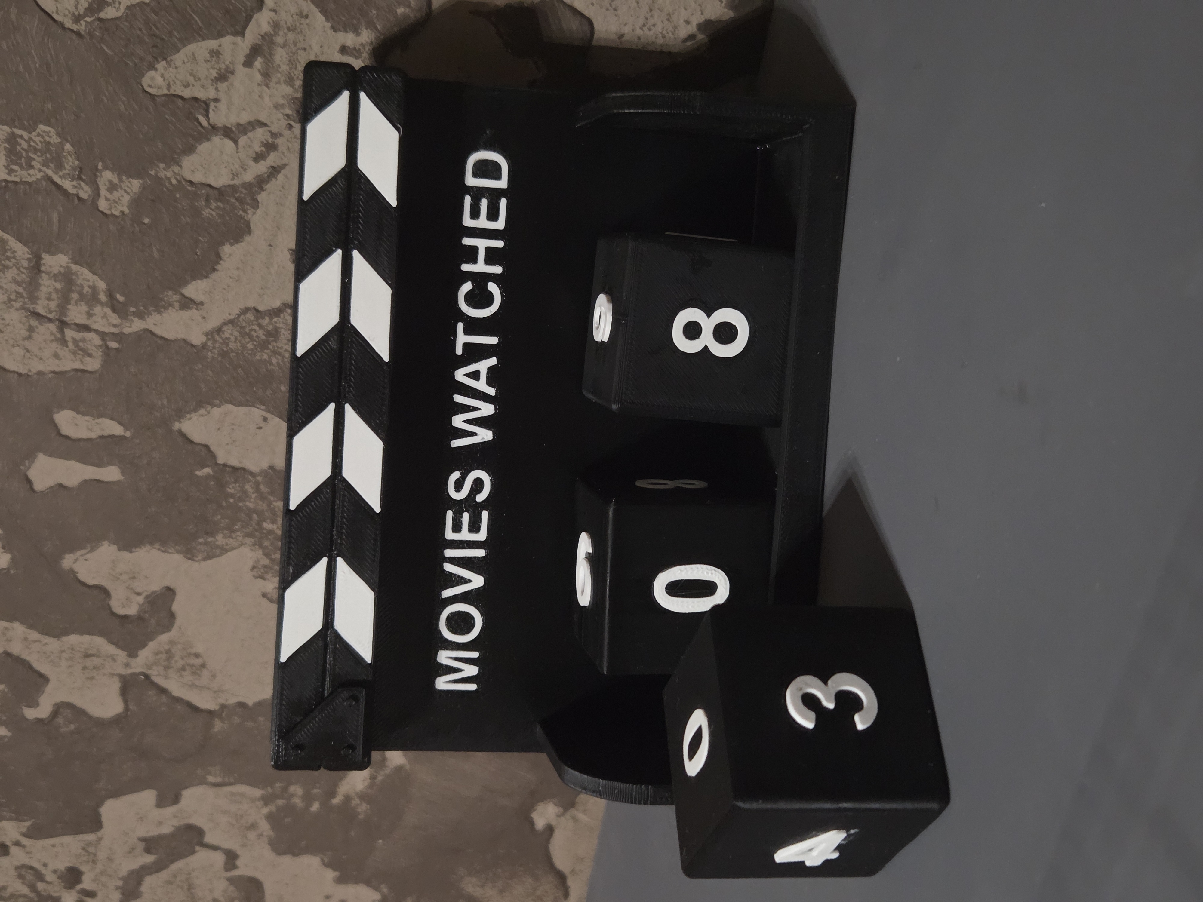 Cinematic Movie Tracker & Desk Counter