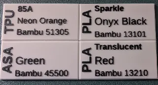 All Current Bambu Lab Filament Labels by Yan | Download free STL model ...