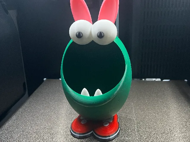 Big mouth bunny monster