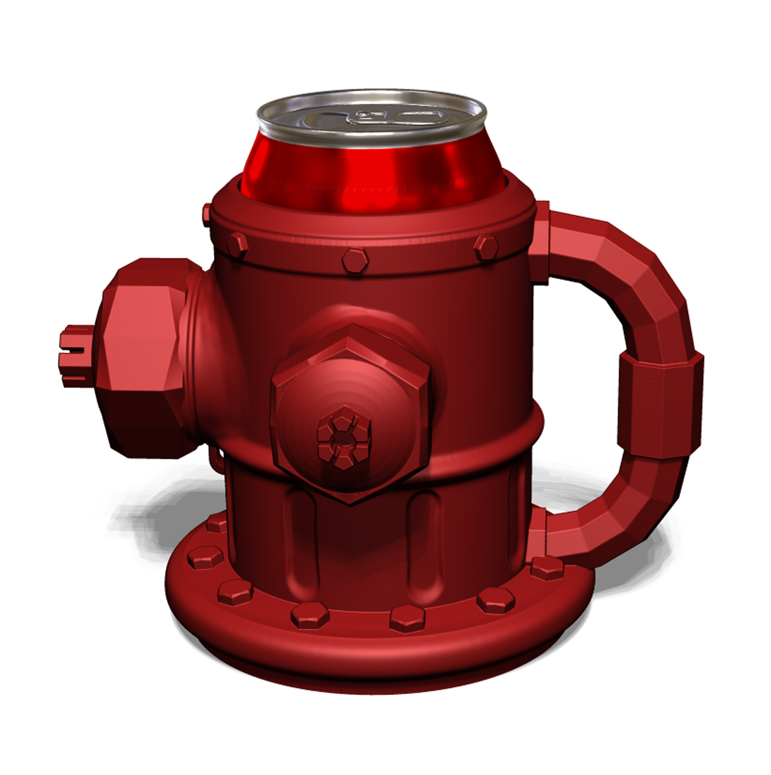 Fire Hydrant Soda Hodler
