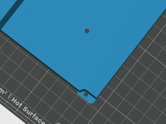 Centauri Carbon Canvas Rear Relocation - Moved Top Right Hole