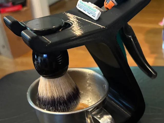 Shave Brush Razor Stand