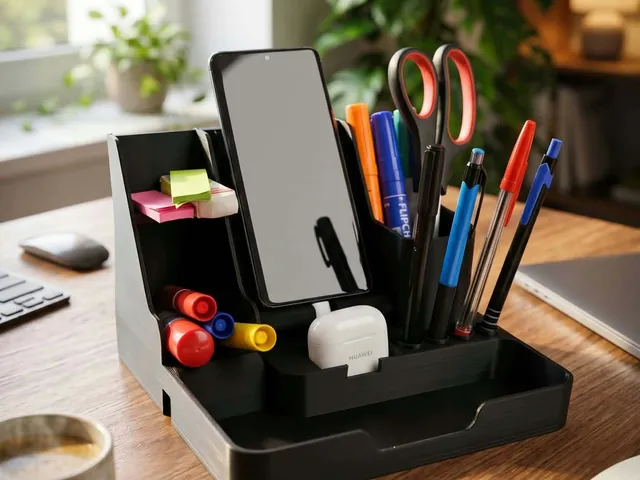 Multi Office Organizer with Phone Charging Dock OMNIFORM