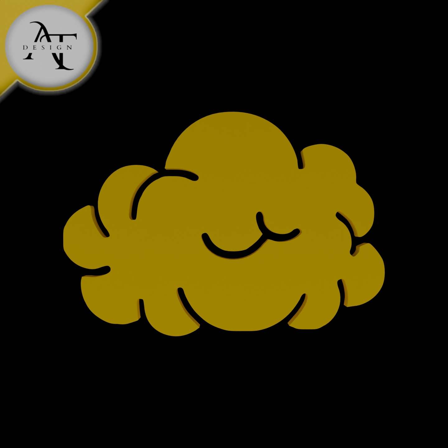 Simple Cloud Symbol - 2D Art