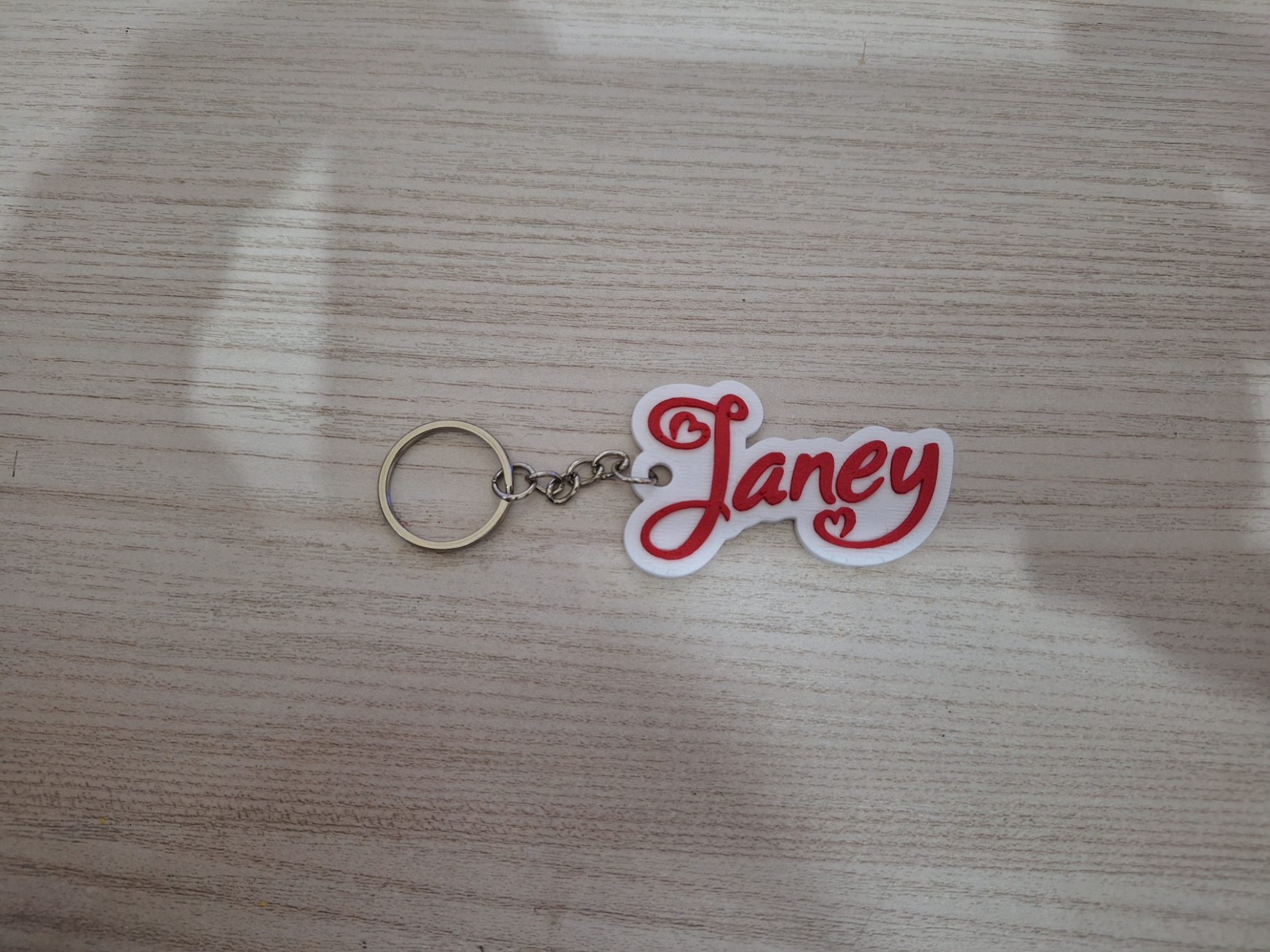 Keychain Janey - Love stile - Name Tag