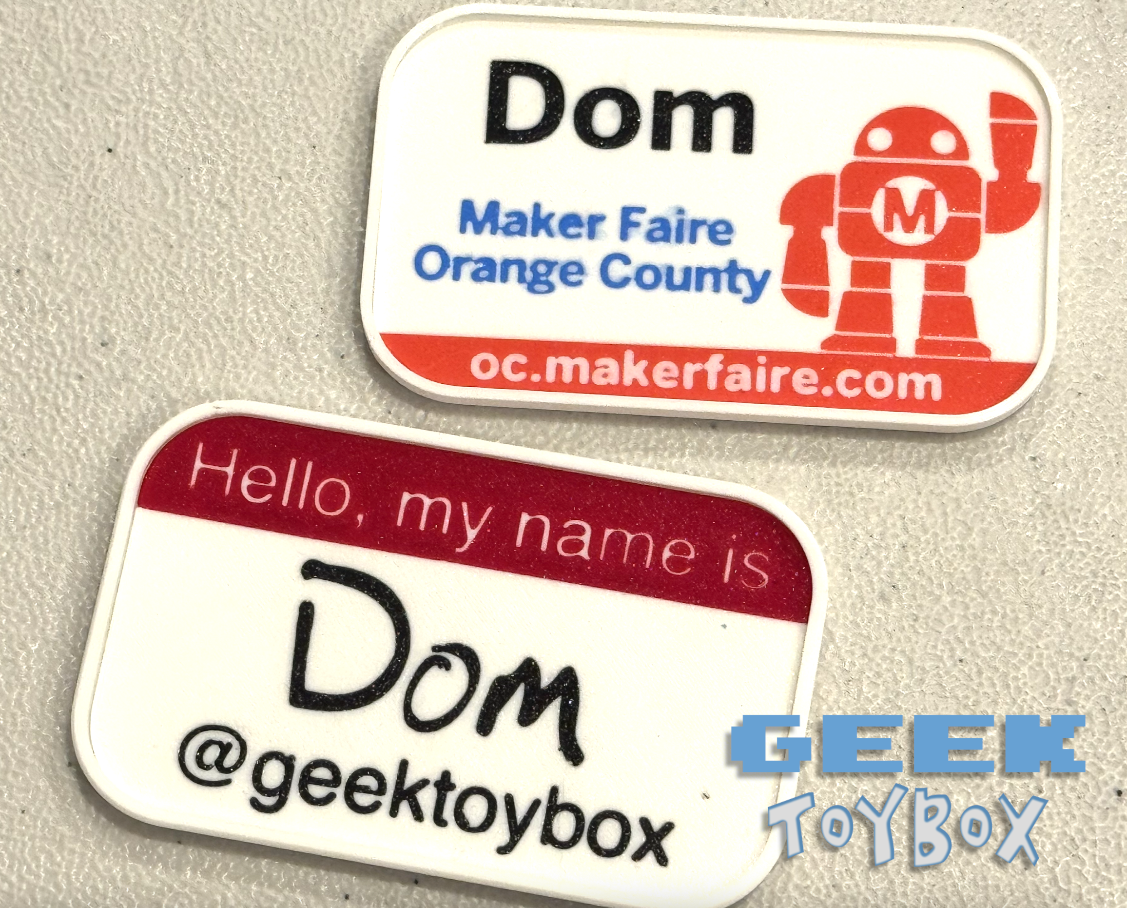 Pop Badges (Rectangular)