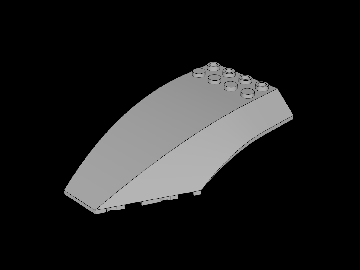 Lego Compatible (45705.dat) Windscreen 10 x  6 x  2