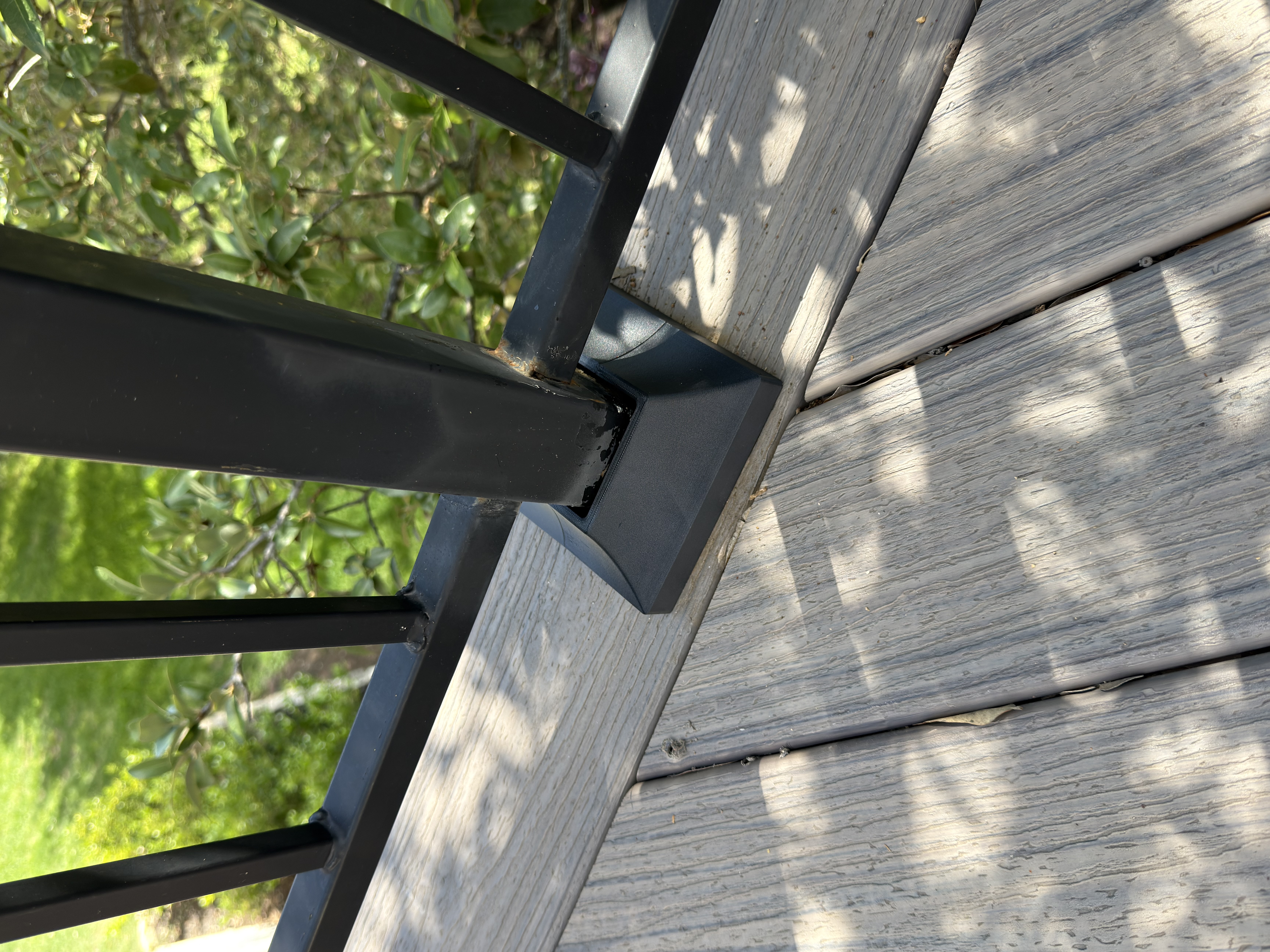 Square Post Base Flange Cover