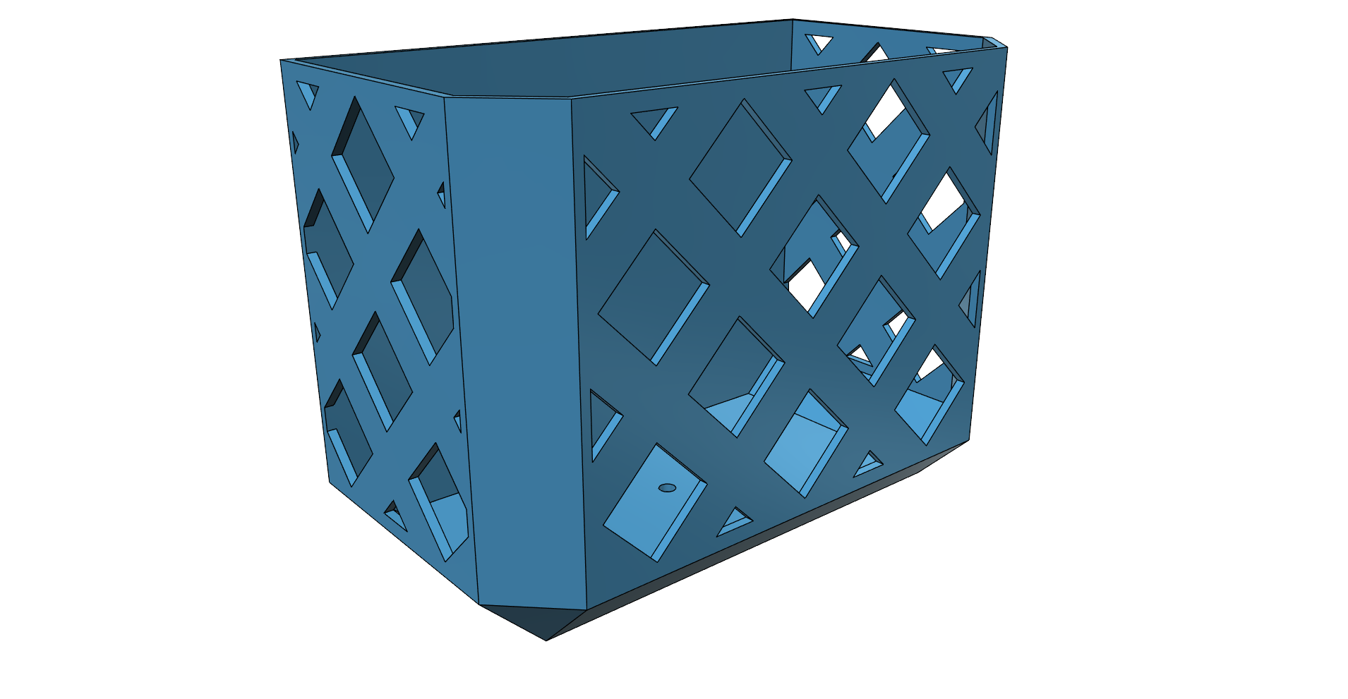 Basket tray rack for fix to wall easy print without support