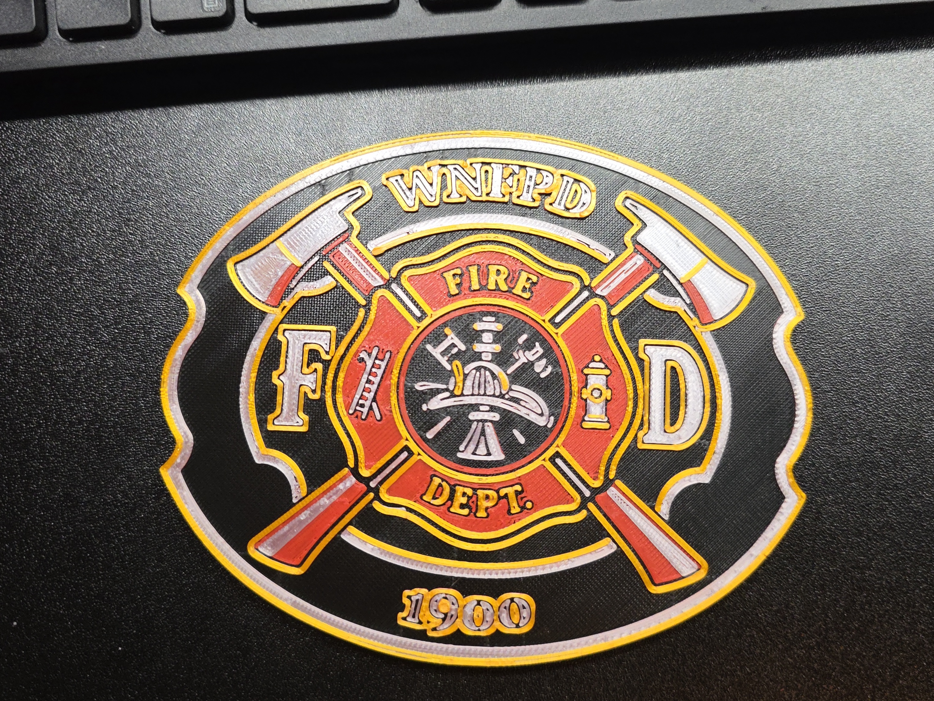 Fire department emblem