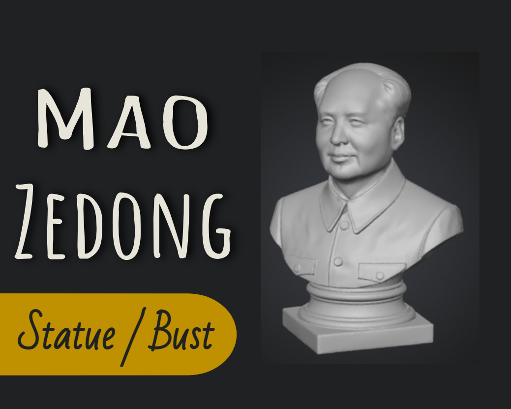 Mao Zedong Statue Bust