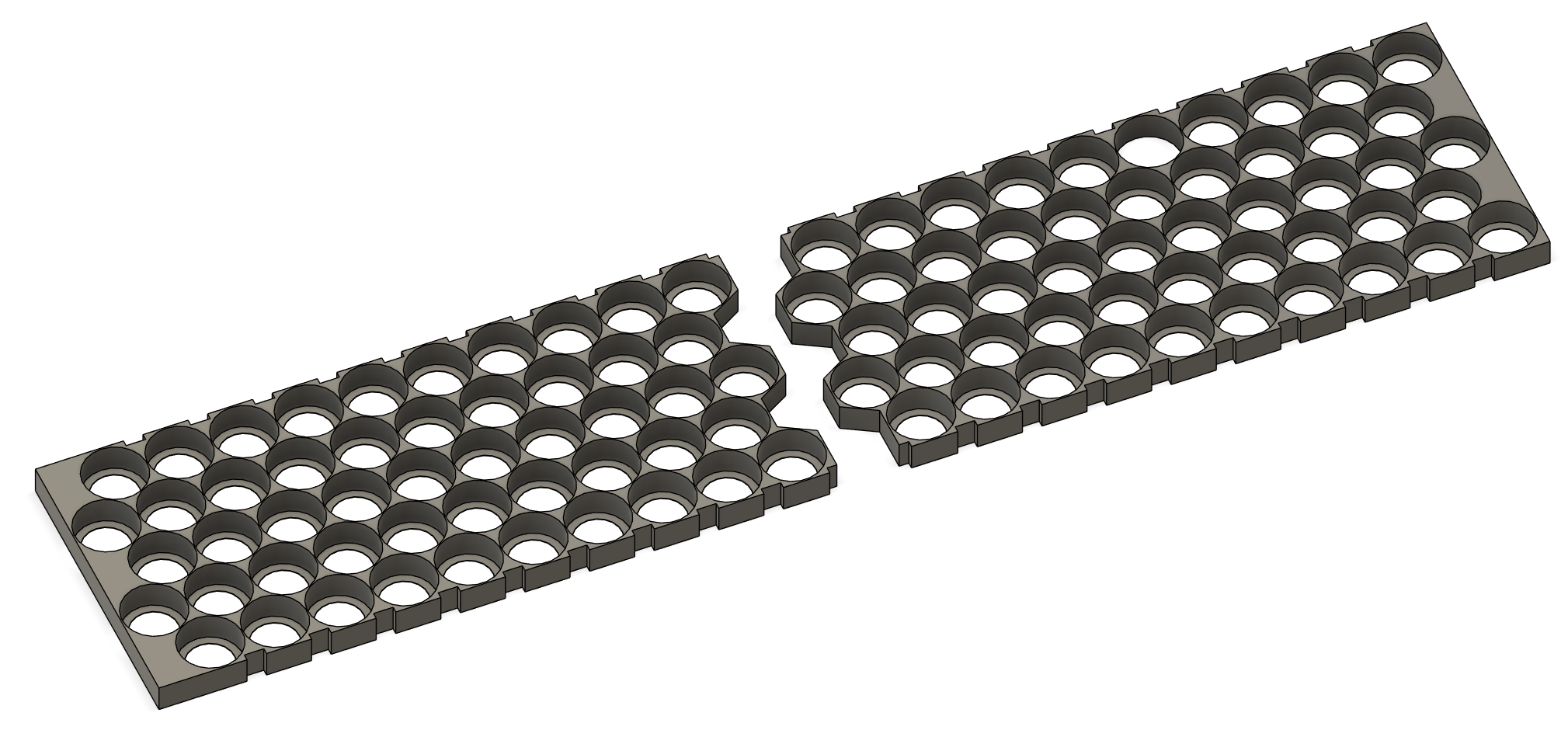 20s5p 21700 Cellholder 21,5 Cell Diameter 0.2mm Nozzle