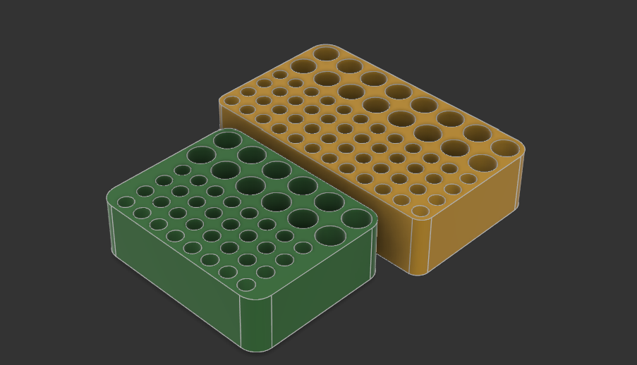 1.5 Mil, PCR Tube Combo Rack 3D model
