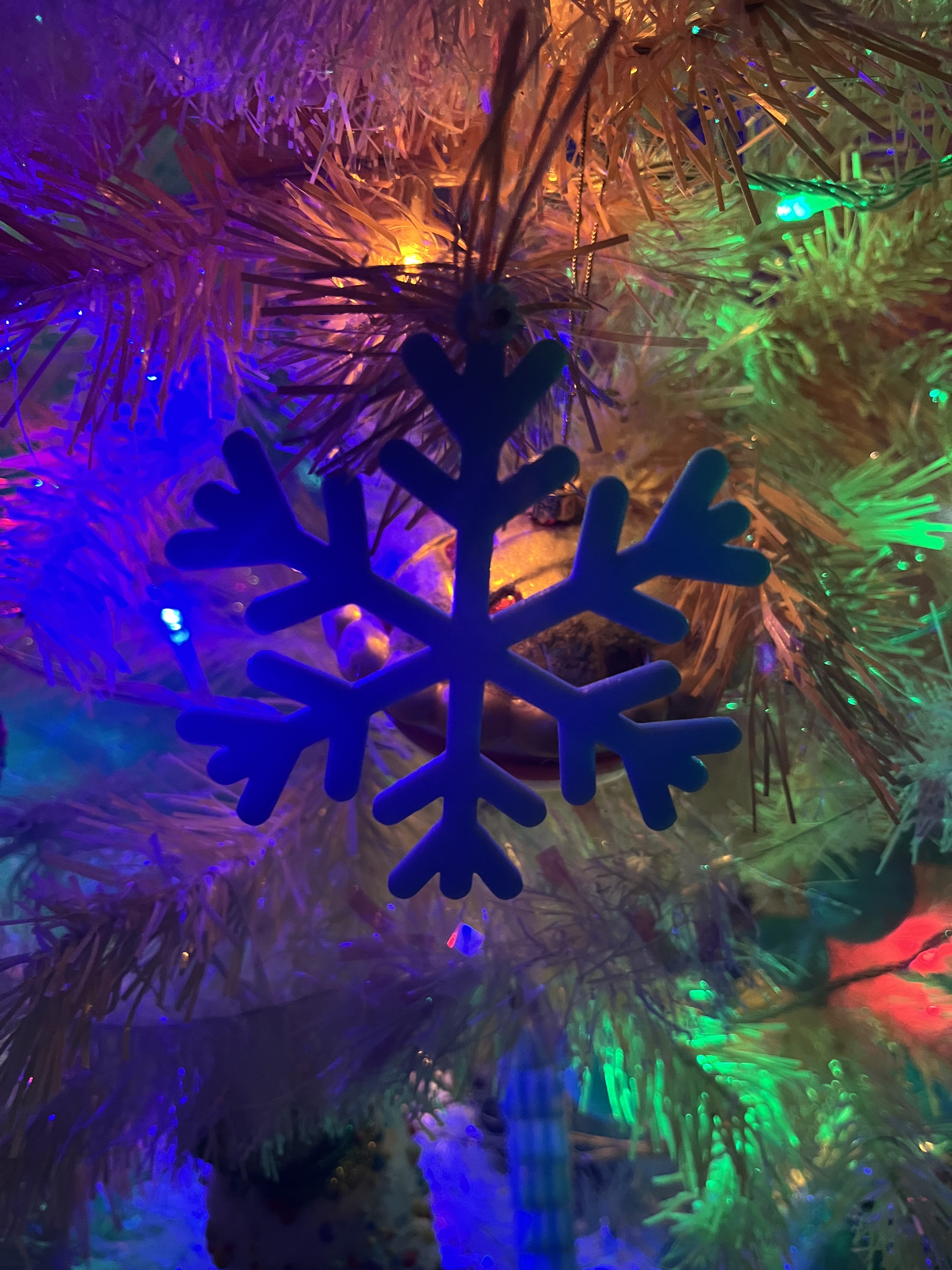 Basic snowflake ornament