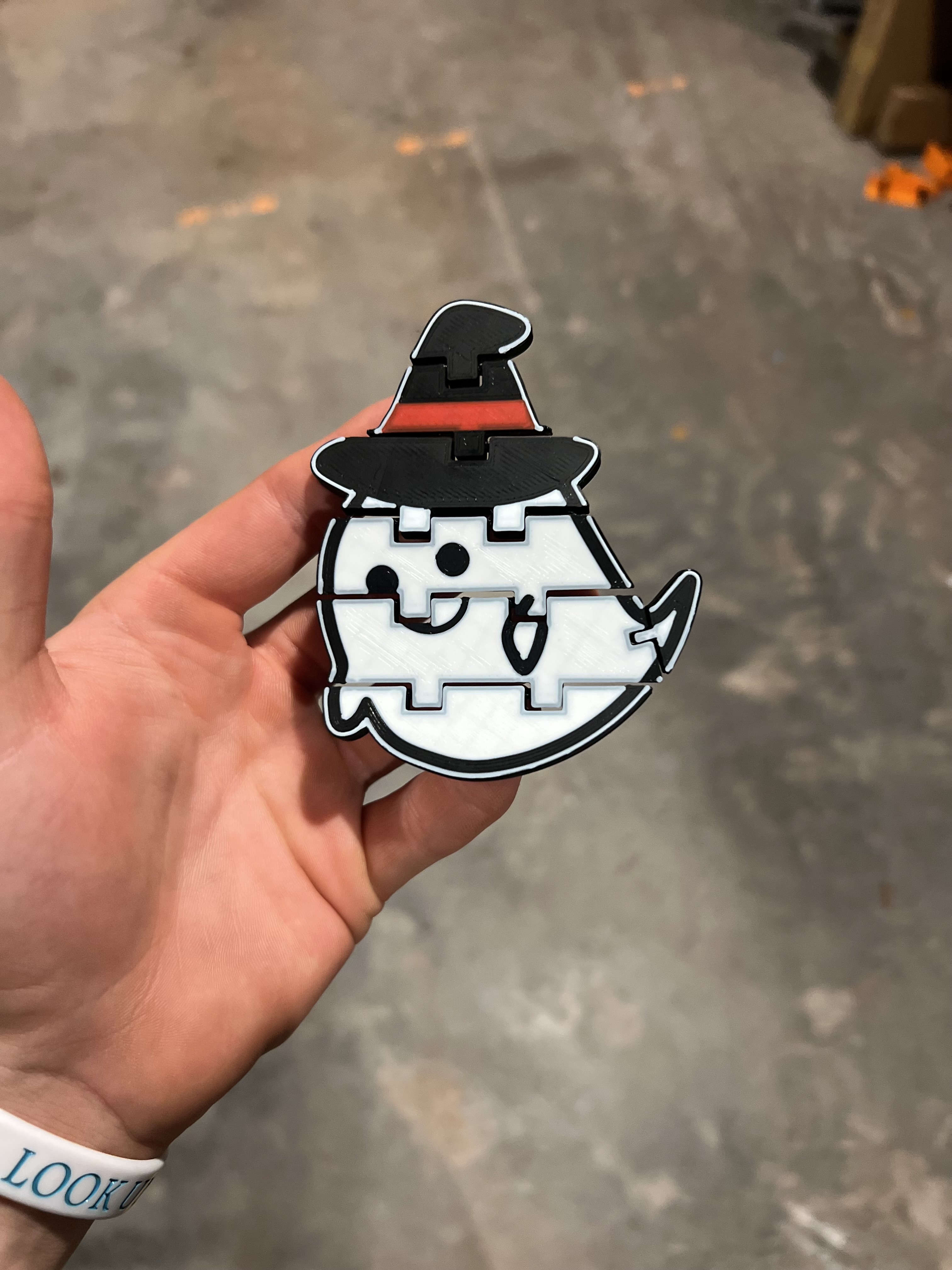 Miniatura 2 do modelo 3D Flexy Cute Ghost