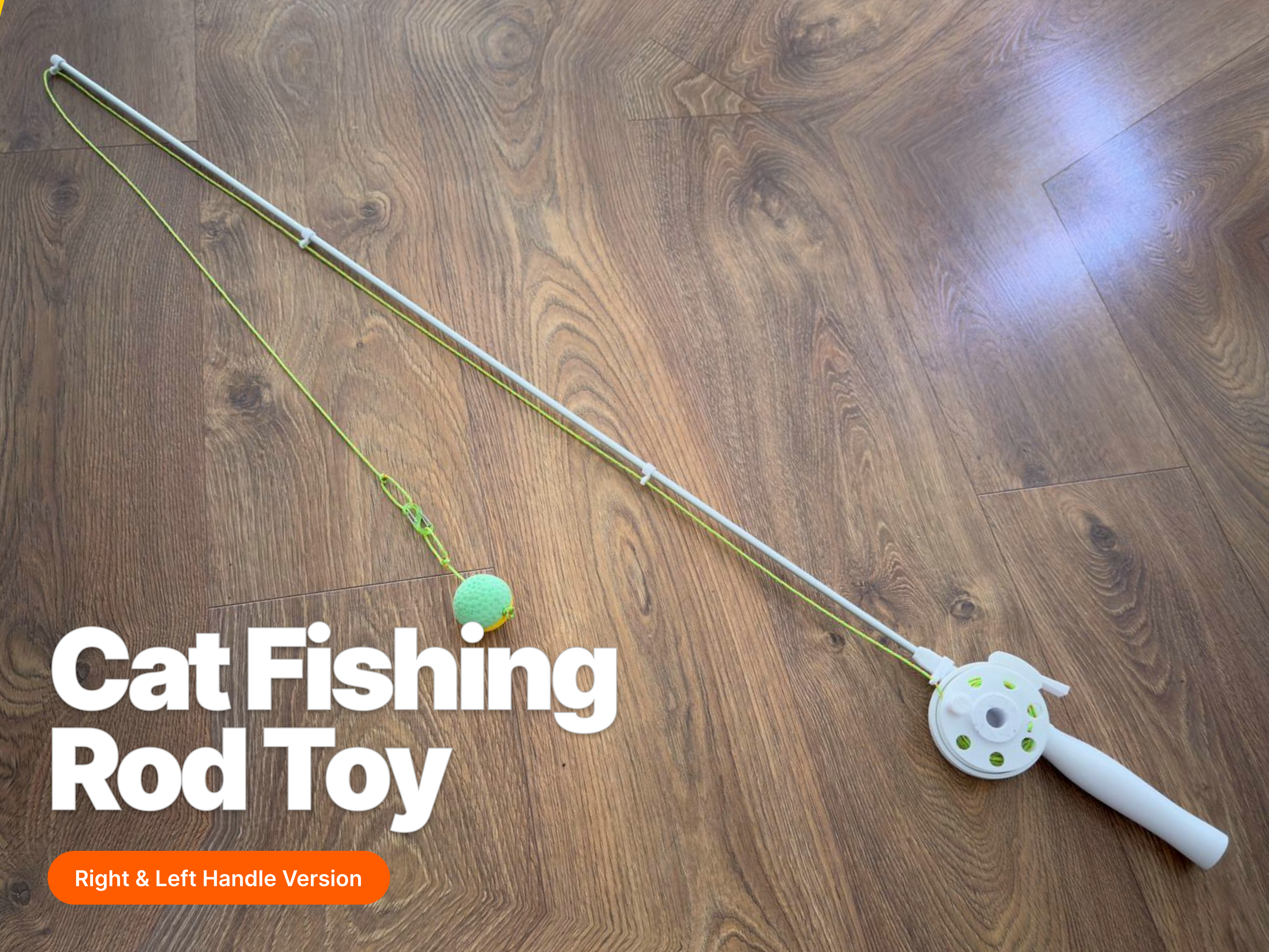 Cat Fishing Rod Toy - Unglued