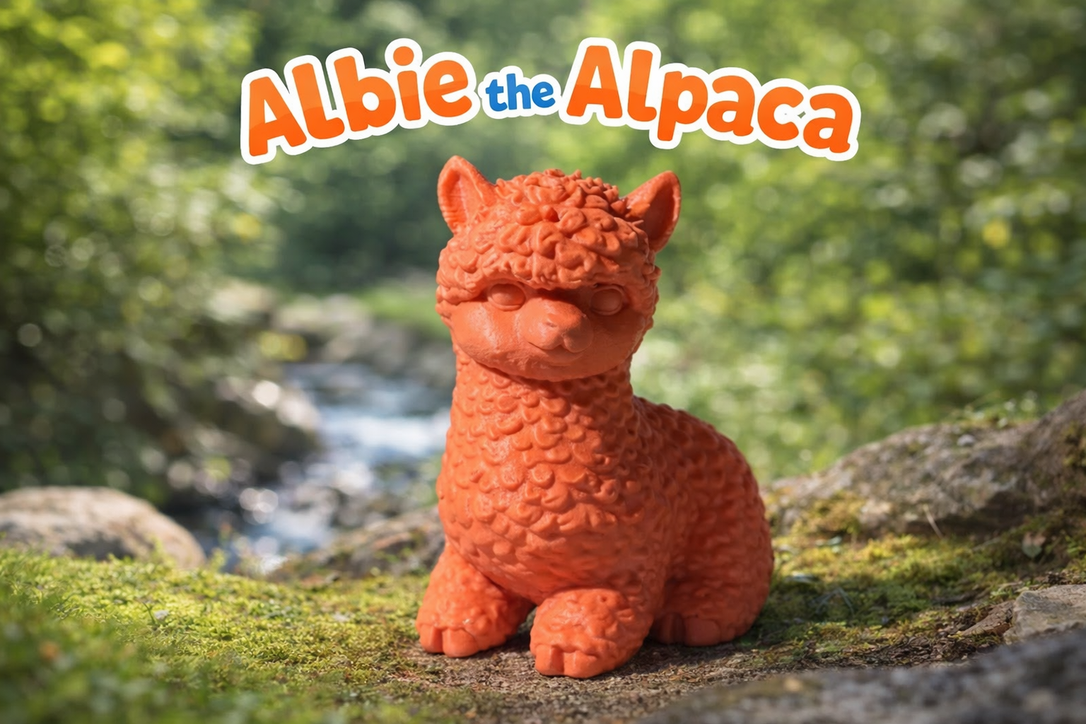 Albie the Cute Alpaca 3D model