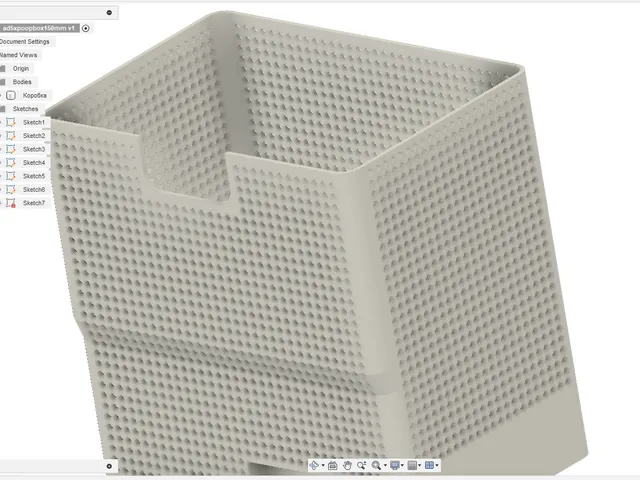 Large poop bin 150 perforated
