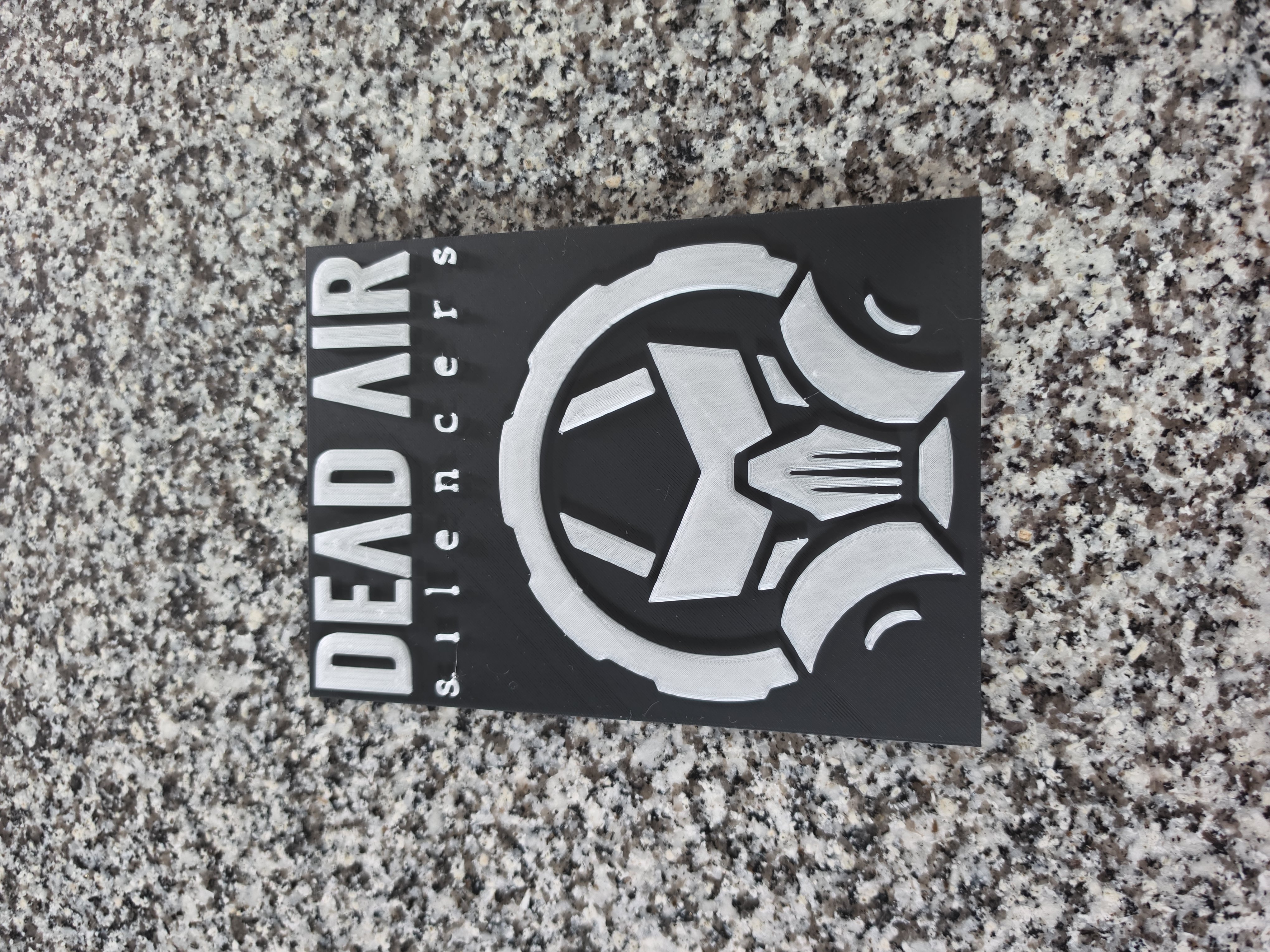 Dead Air Silencers 2A 3D Logo Wall Sign Plaque 2A3D