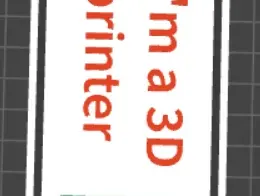 Tag I'm a 3D printer