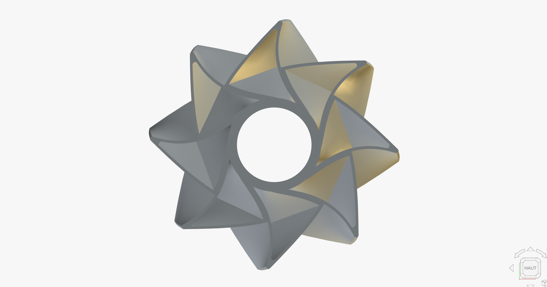 Toroidal "The Shooting Star" fan - 8 blades