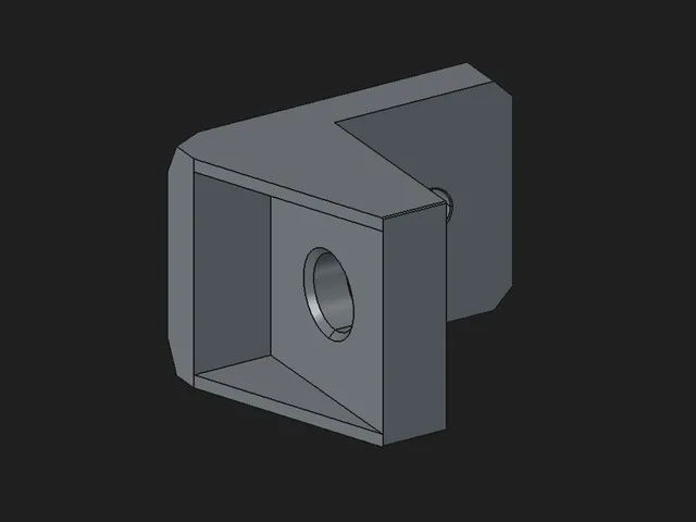 3030 T-slot bracket (for V-Core 3.1 Top Panel)
