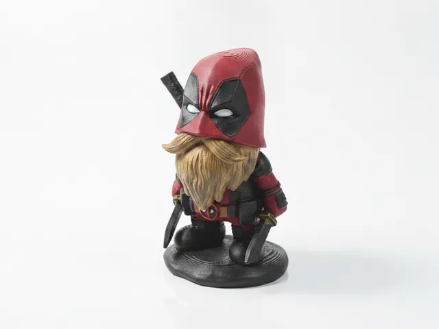 Deadpool Gnome Figurine Marvel 3D Printable