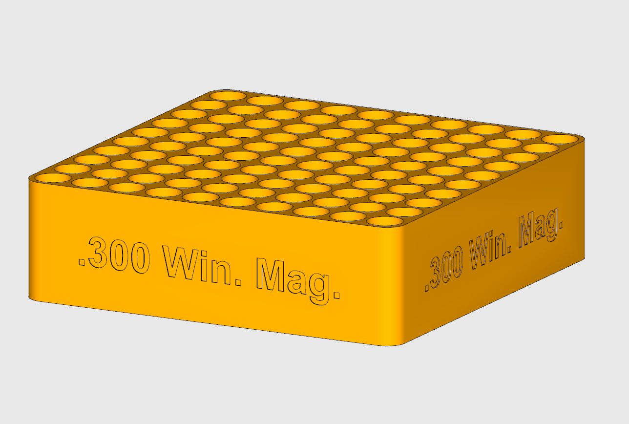 .300 Win. Mag. loading block