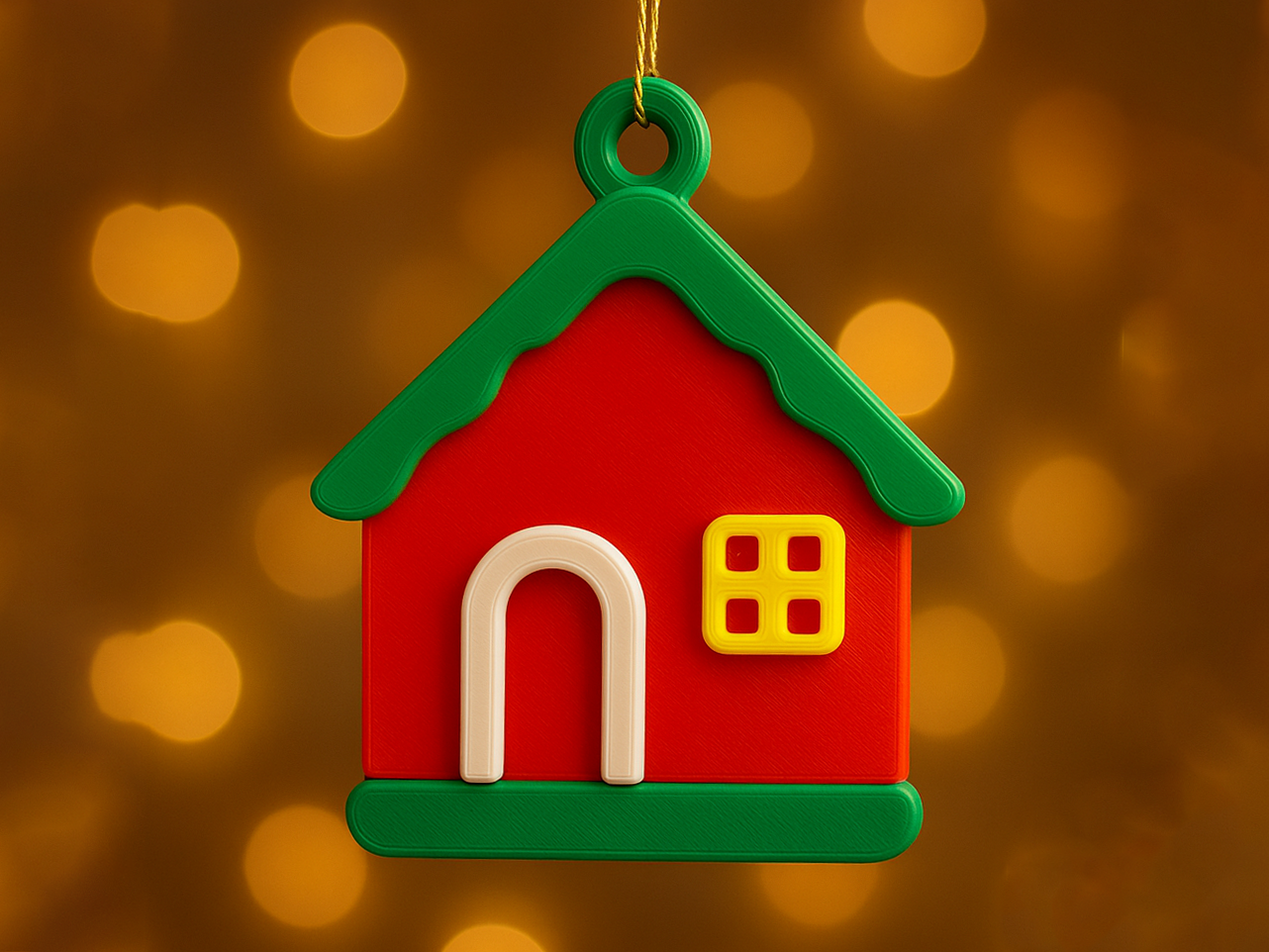Christmas House Ornament