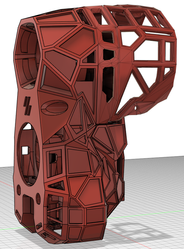 skeletonized cable cover