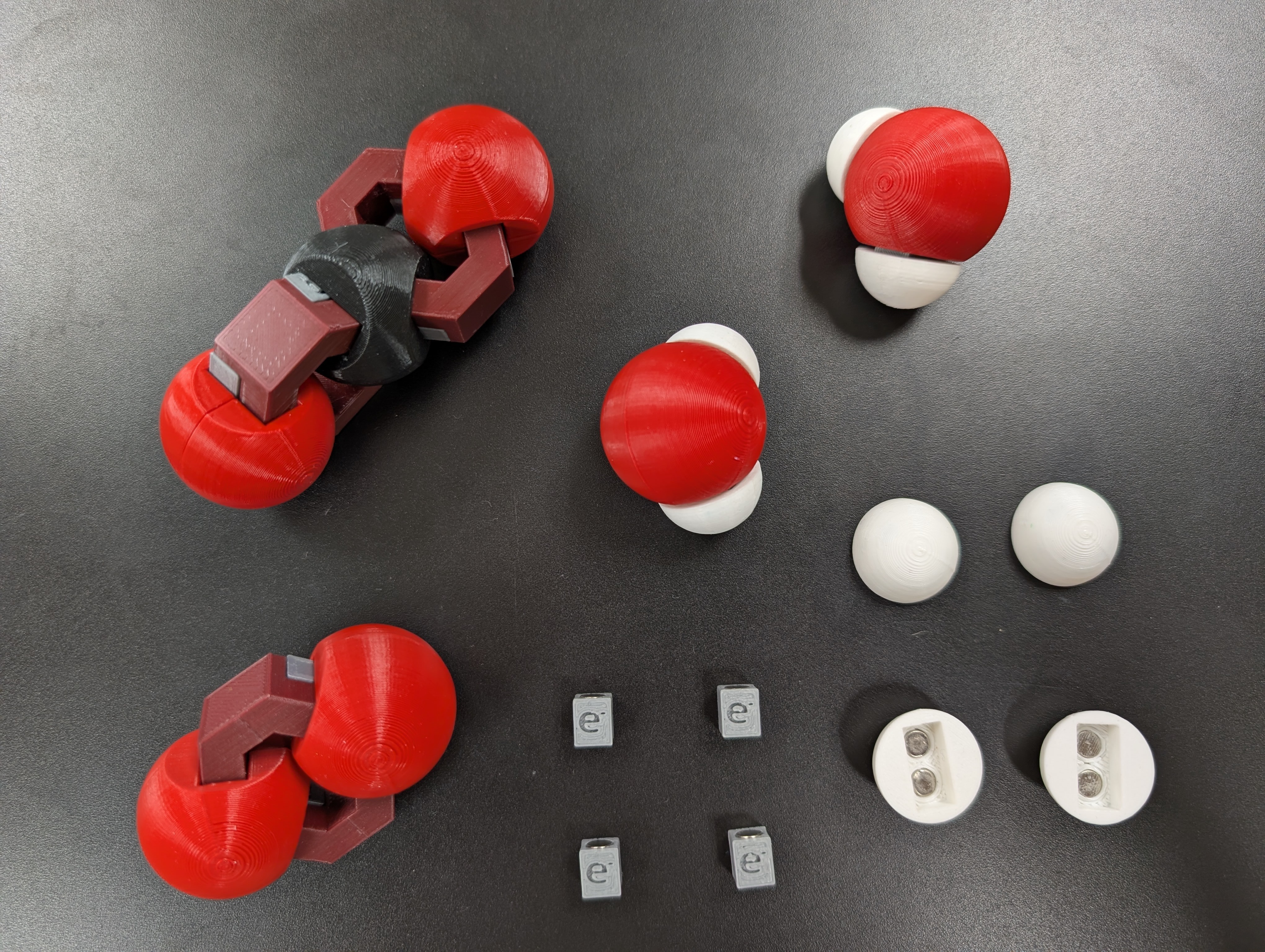 Magnetic Atom Models with Removable Electrons