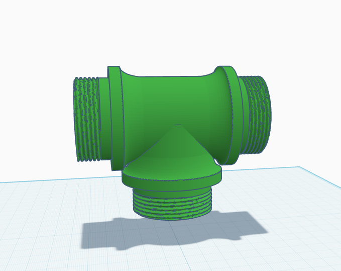 Amazone GE182 1 1/2" T-Stück ED, D9, UG, UX, UF, Pantera, Cirrus, Catros, Cayros, ZA-X, ZA-M, ZA-V