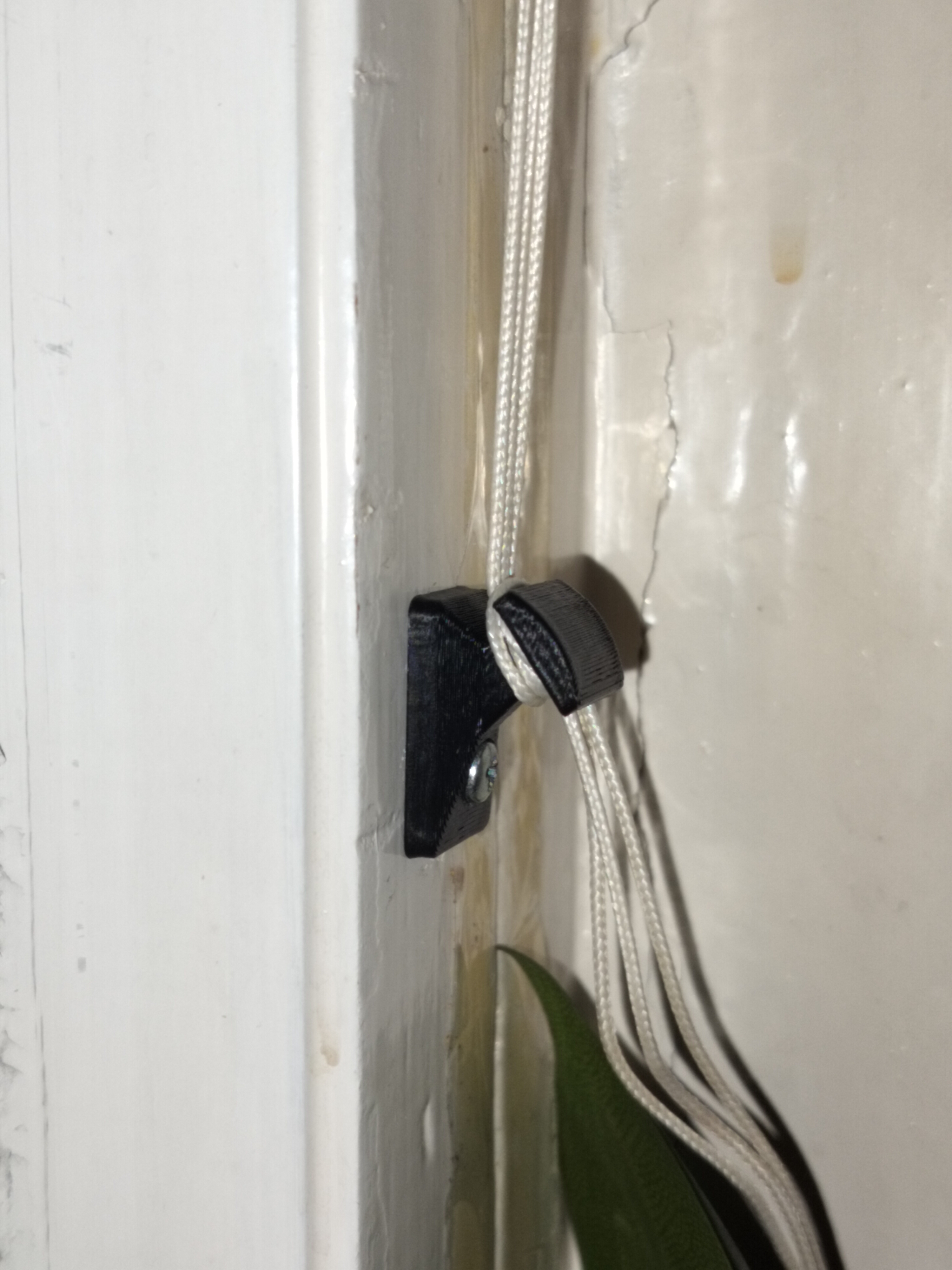 3D Printed Venetian Blind Cord Holder / Cord Wrap (Window Frame Mount)
