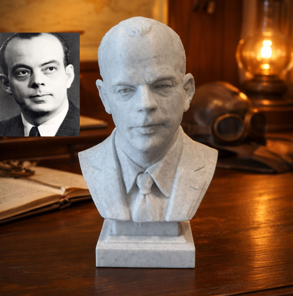 Antoine Jean-Baptiste Marie Roger de Saint-Exupéry – Bust