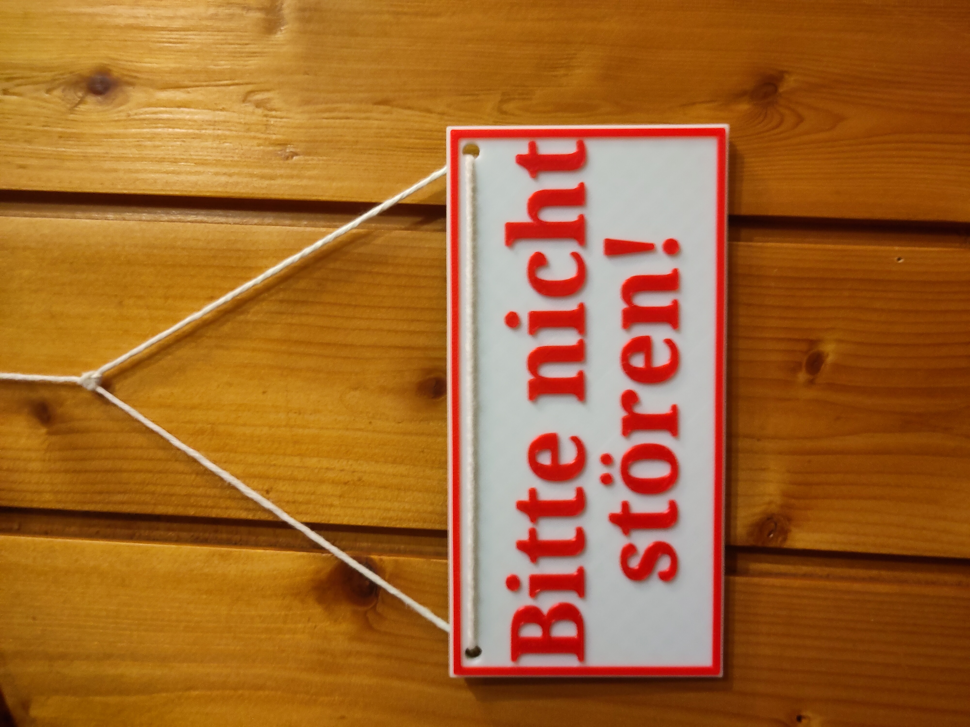 Bitte nicht stören! Schild mit grüner Rückseite