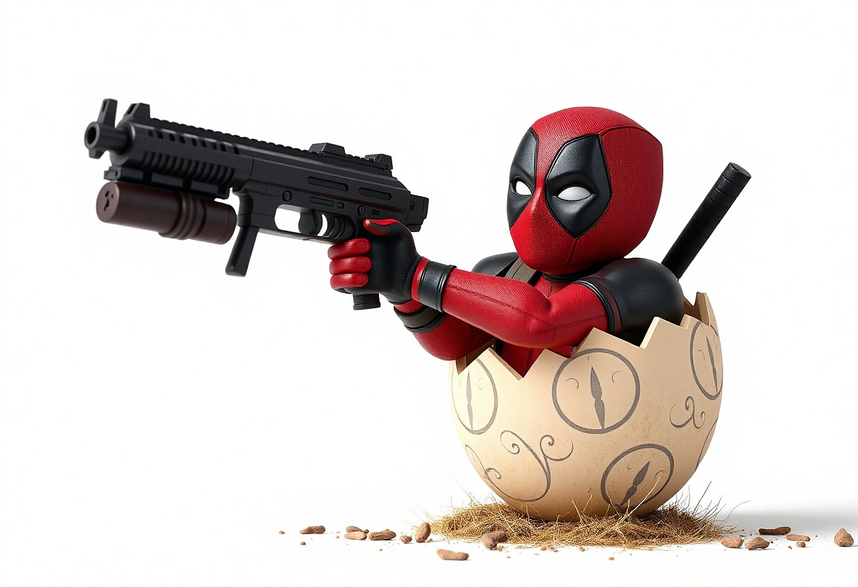 Cute Dpool Easter Egg
