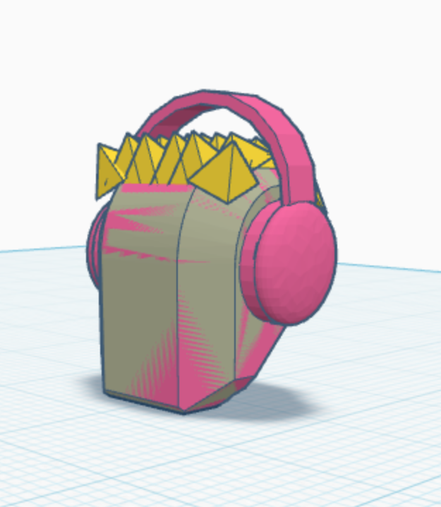 Dummy 13 Spiked hair with headphones