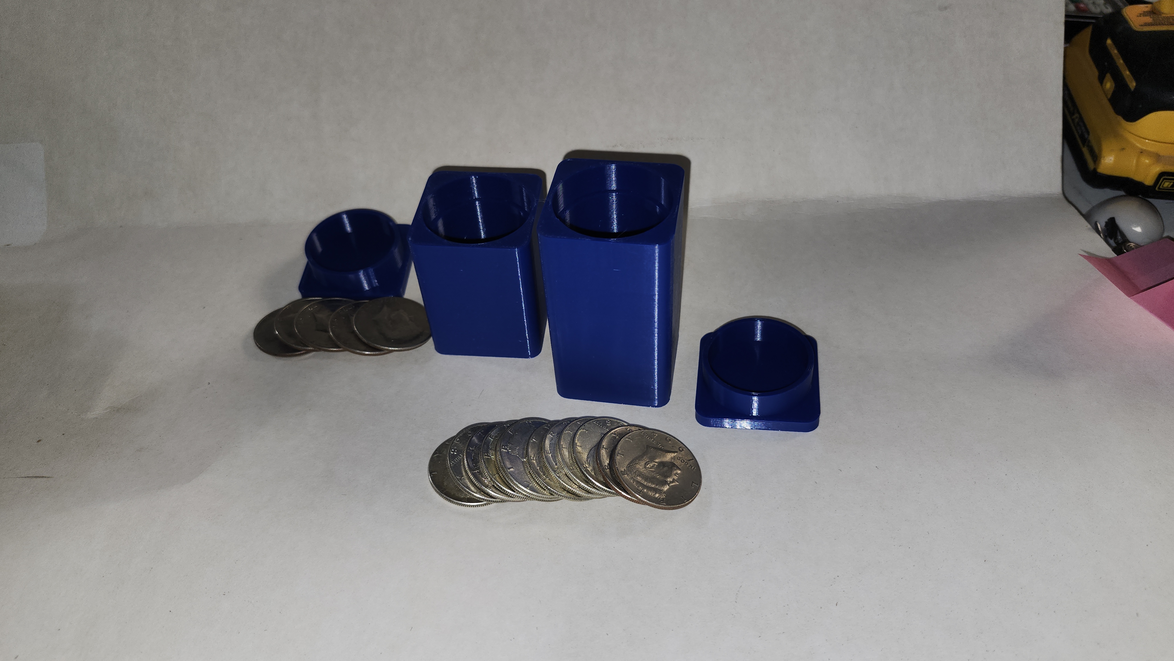 US half dollar coin tubes