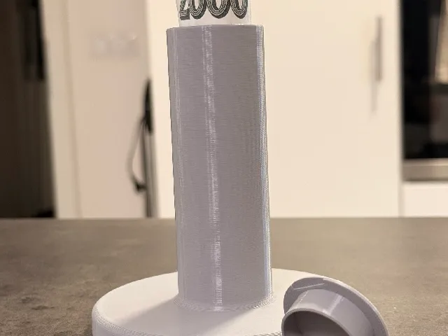 Minimalist Toilet Paper Holder with Secret Storage