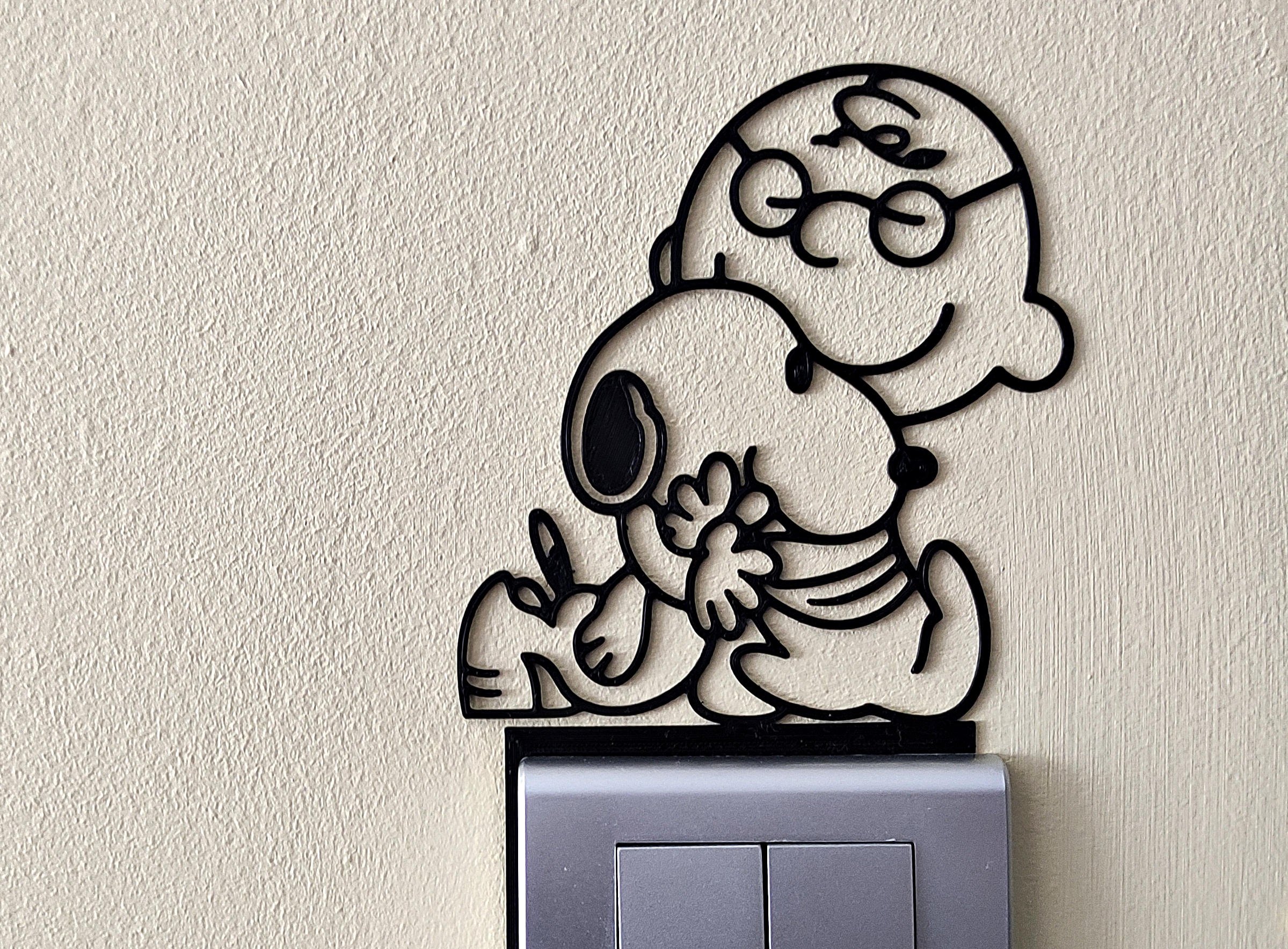Snoopy Light Switch / Outlet Decoration - Model 47