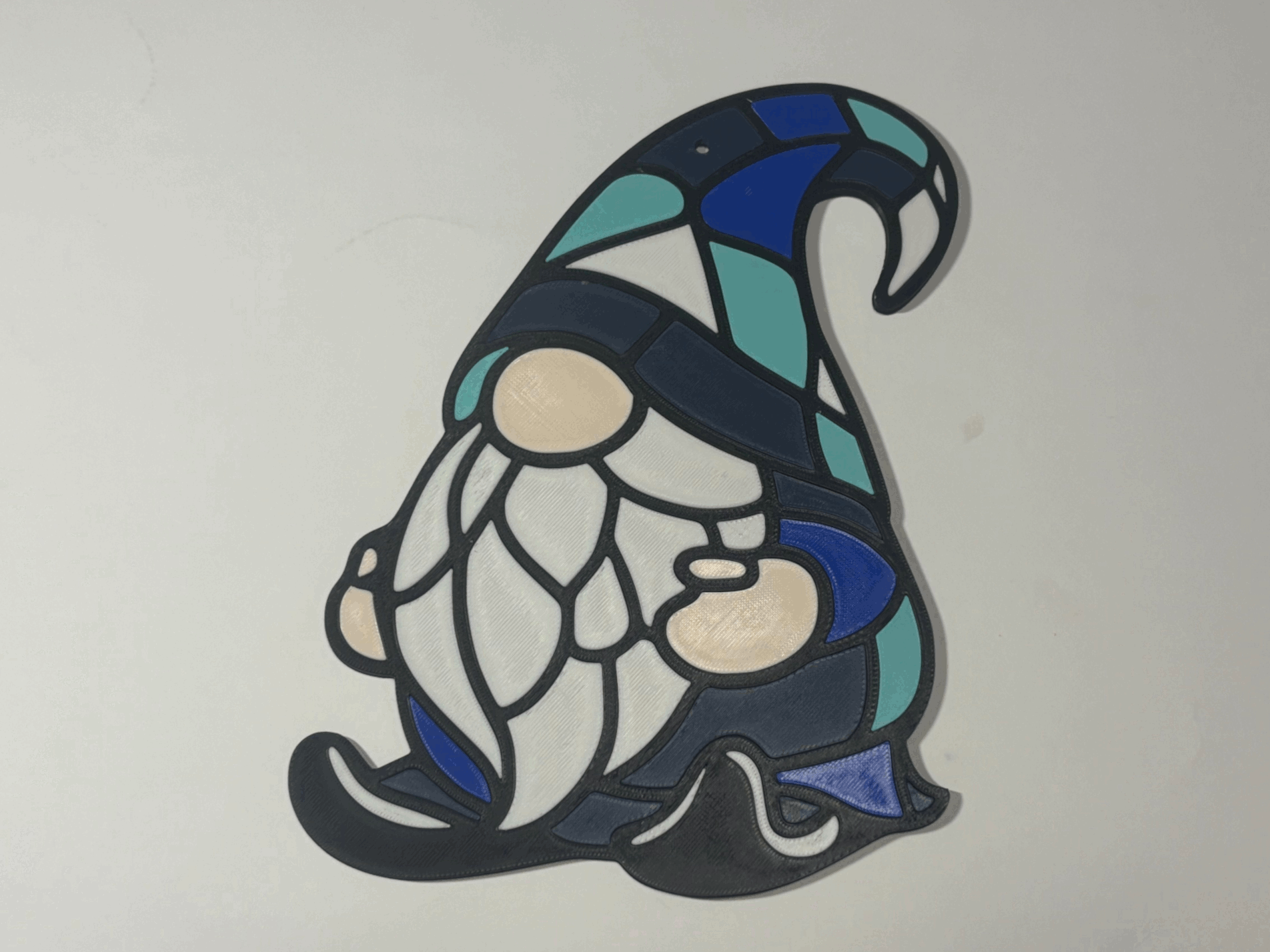 Gnome / Dwarf – Hangable Ornament / Wallart Decoration (Multipart)