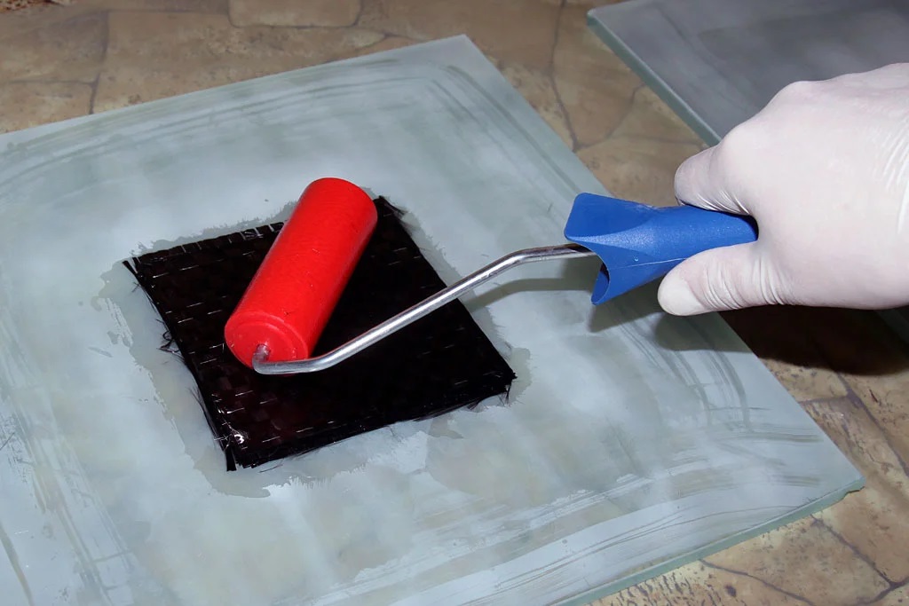 Hard Paint Roller for Fiber Composites