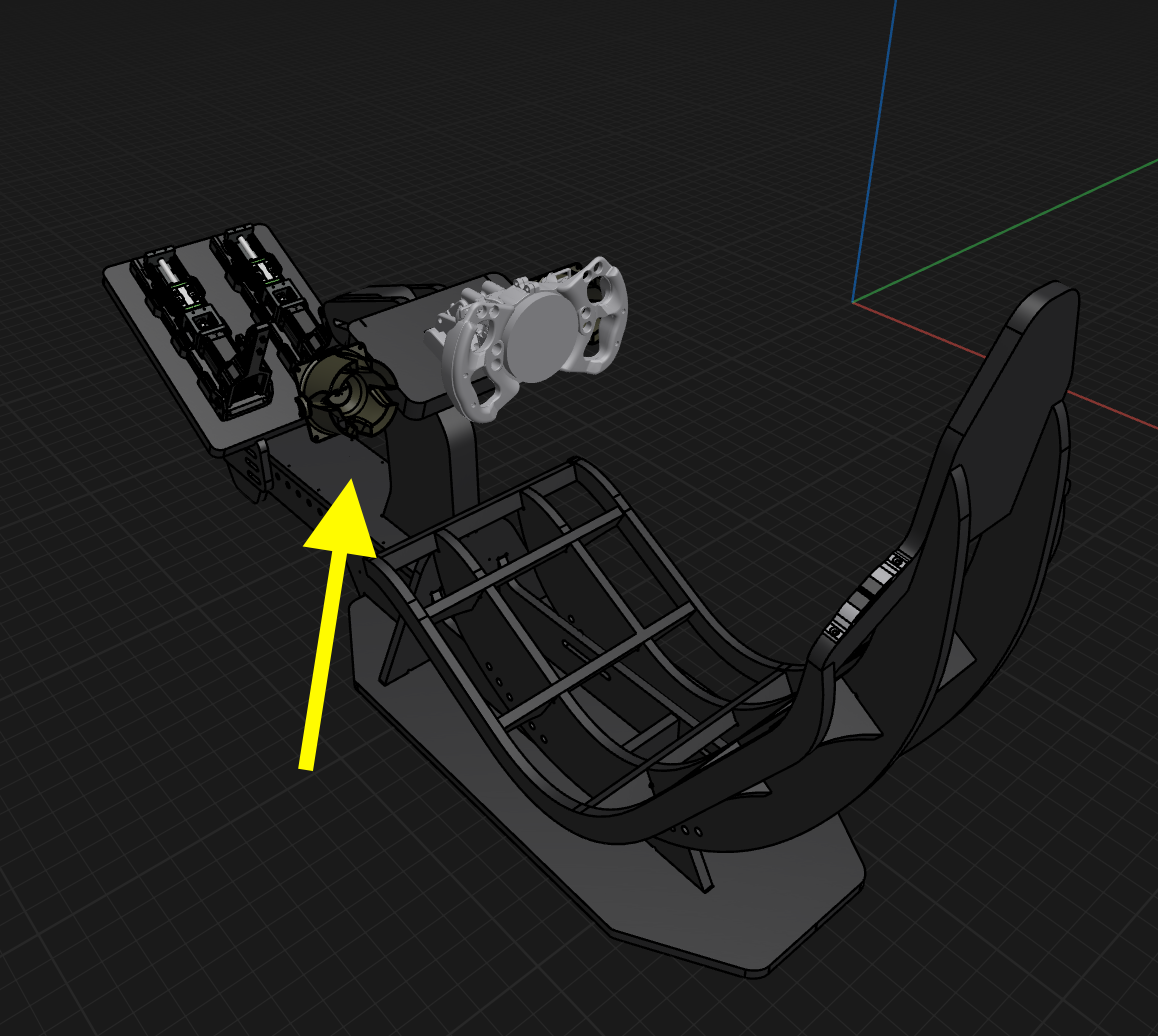 sim wind fan mount for rk1 rig