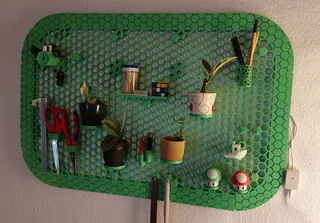 Honeycomb Storage Wall