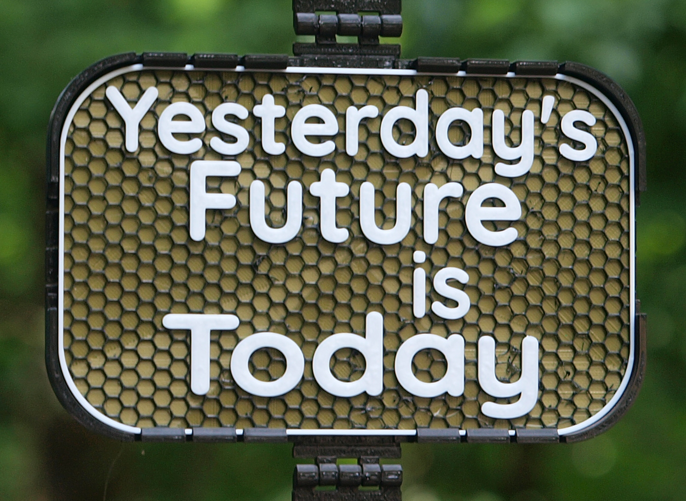 Yesterday's Future sign