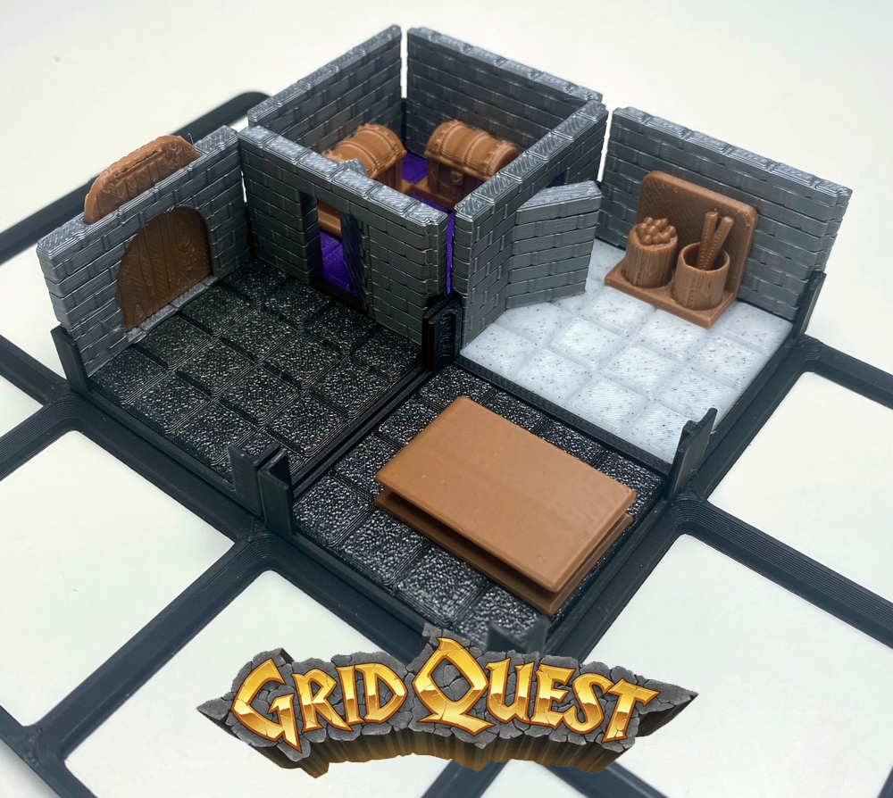 GridQuest SECRET DOOR (The Gridfinity Game)