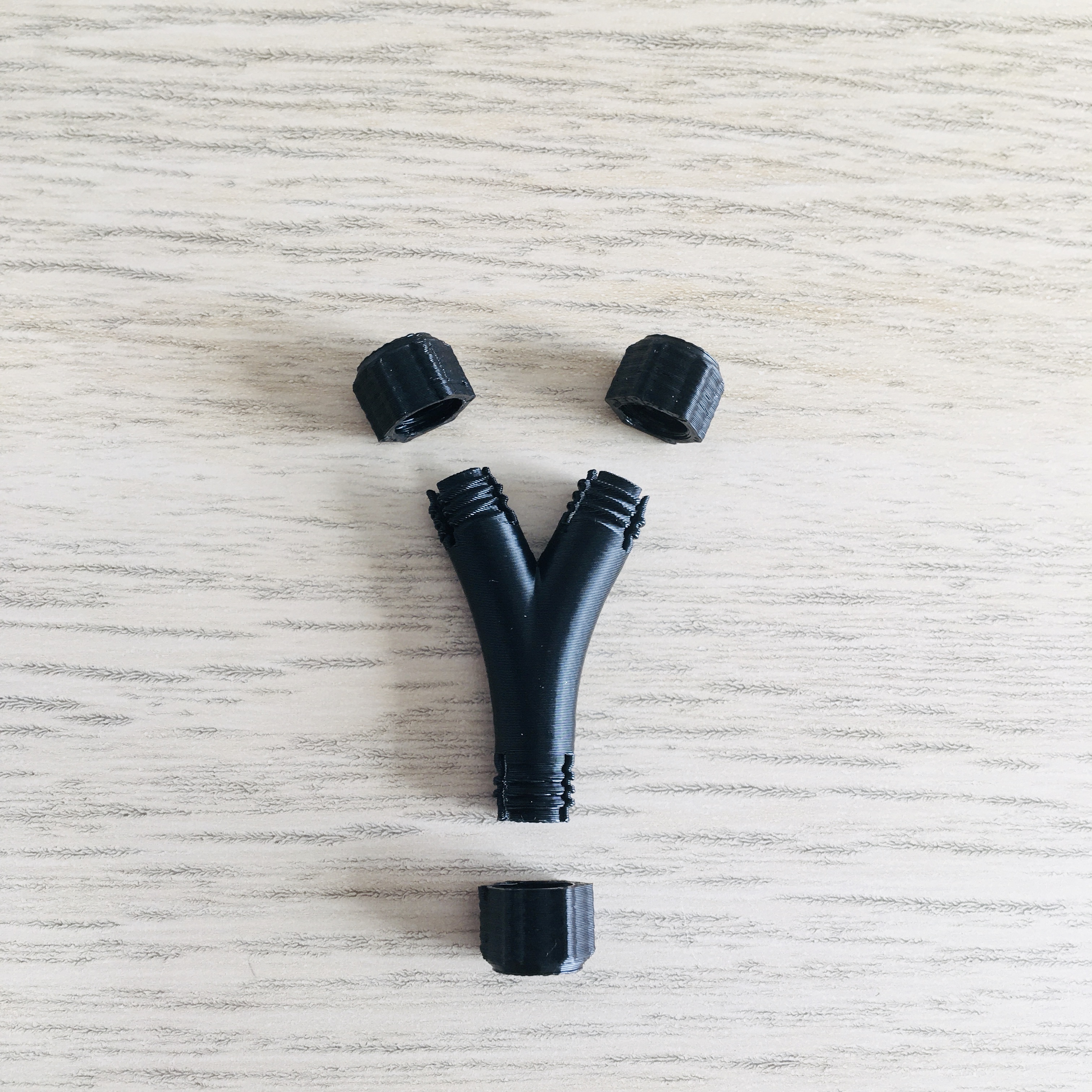 Tiny Y-Splitter FULLY 3Dprinted — miniatura 4