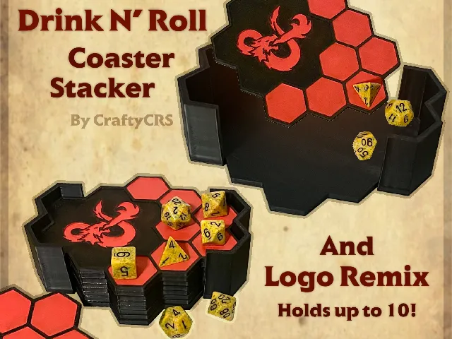 Drink N' Roll Coaster Stacker