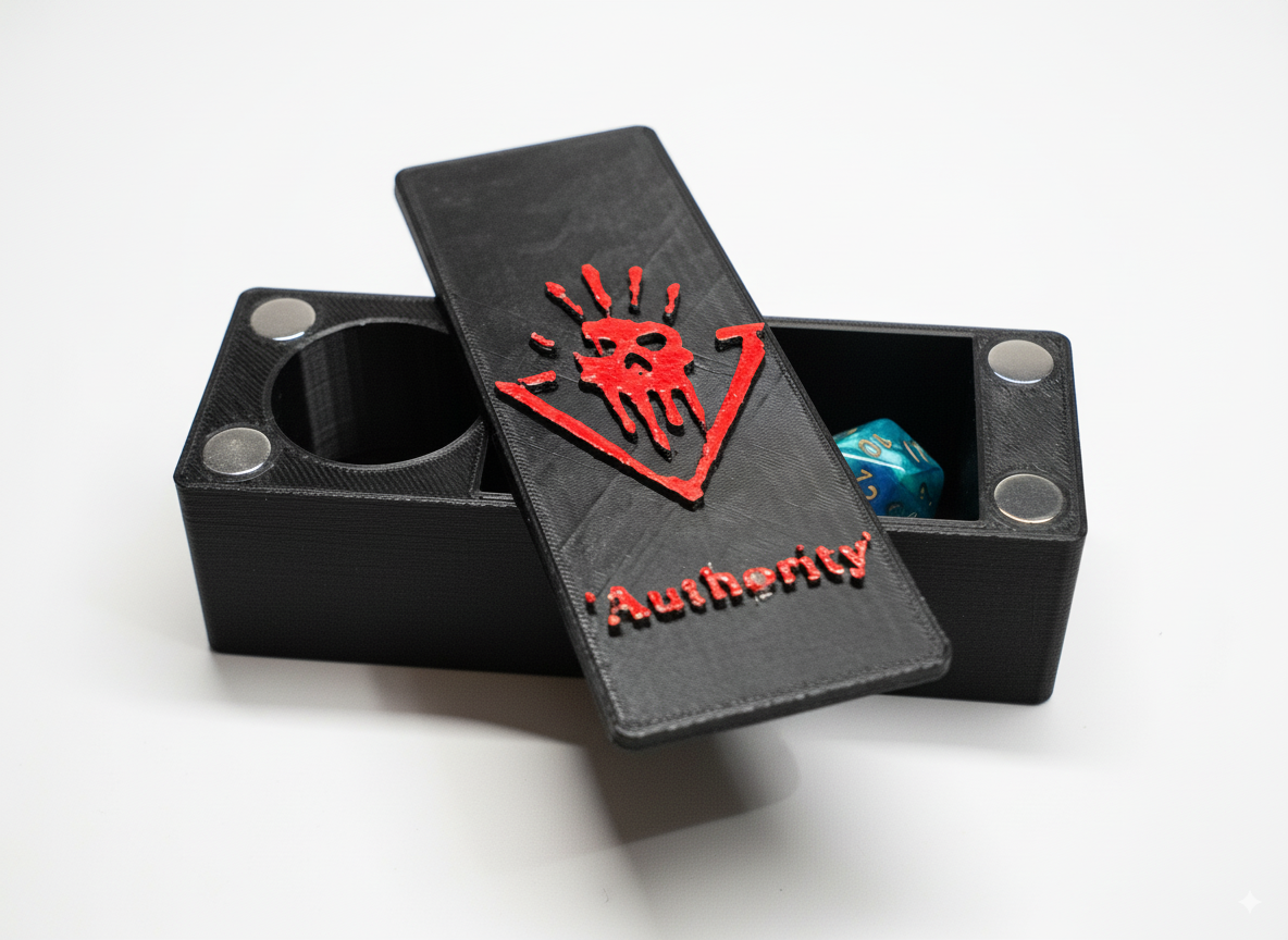 BG3 Themed DnD Dice Box - Absolute logo or no logo