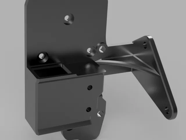 H2-V2S Extruder Adapter Rail with stock PCB mount for sw-x1